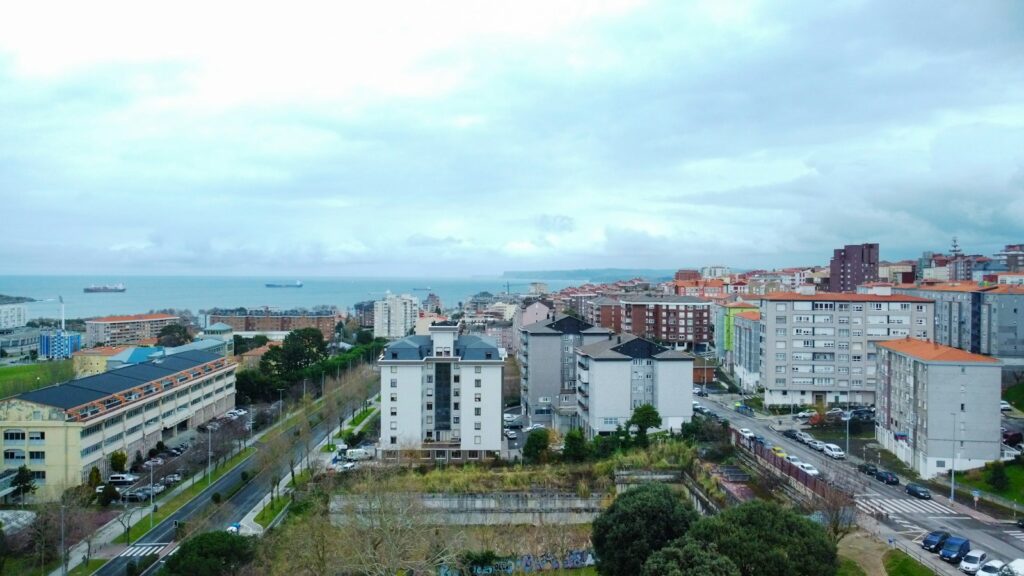 Vista aérea de Santander, Cantabria